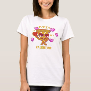 Camiseta La pizza es mi amor de San Valentín
