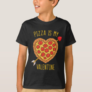 Camiseta La pizza es mi Chica Día de San Valentín de Valent