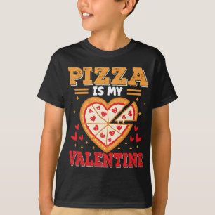 Camiseta La pizza es mi Día de San Valentín de Valentine Pi