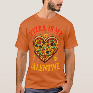 Camiseta La pizza es mi San Valentín 1