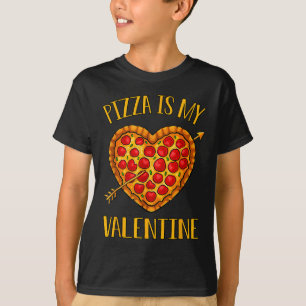 Camiseta La pizza es mi San Valentín Día de San Valentín di