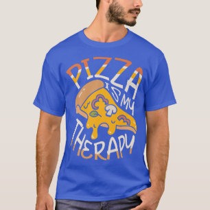 Camiseta La pizza es mi terapia para una comida italiana de