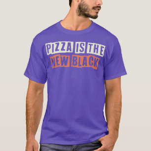 Camiseta La pizza retro es la nueva vida de una mamá divert
