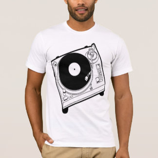 Camiseta La placa giratoria DJ junta con te