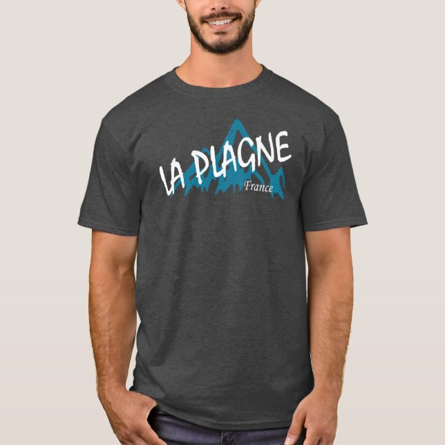 Camiseta La Plagne Francia Montañas (Anverso)