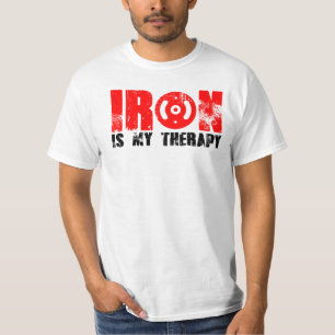 Camiseta La plancha de hierro es mi terapia Gym T-Shirt