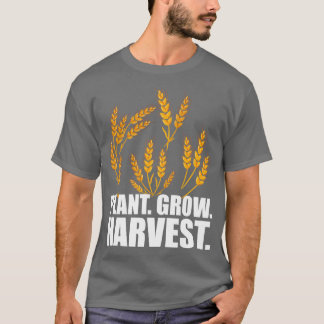 Camiseta La planta de criadores de trigo crece cosecha w