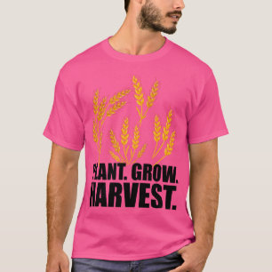 Camiseta La planta de criadores de trigo cultiva cosecha