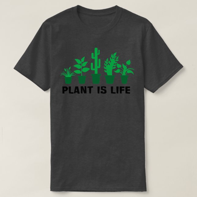 Camiseta La planta es vida (2) (Diseño del anverso)