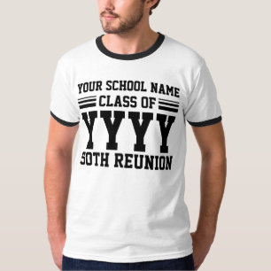 Camiseta La plantilla de la reunión de antiguos alumnos