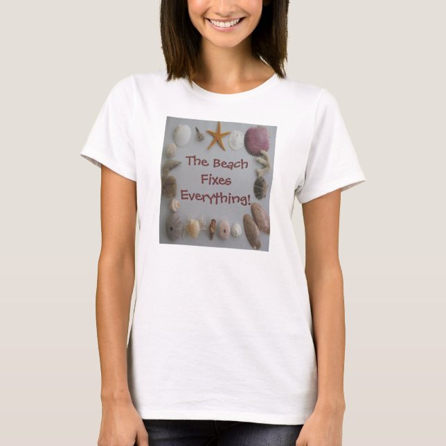 Camiseta La Playa Arregla Todo (Anverso)