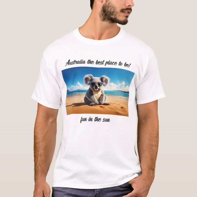 Camiseta ¡La playa de arena de Koala Australia es el mejor  (Anverso)