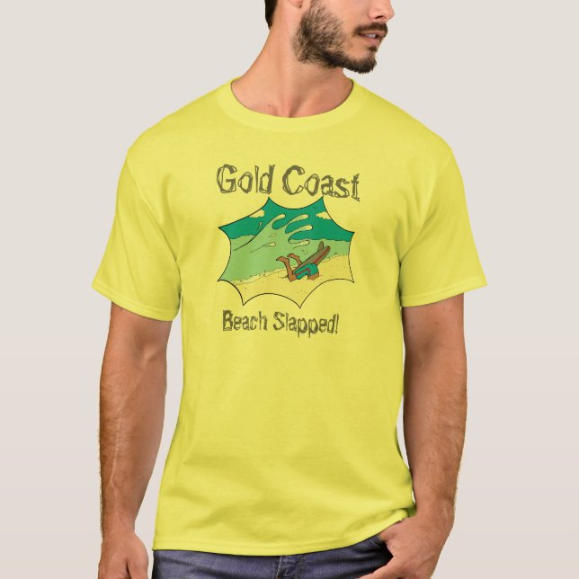 Camiseta ¿La playa de Gold Coast dio una palmada a Wipeout (Anverso)