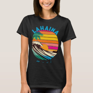 Camiseta La playa de Hawaii estilo Lahaina retro de los año
