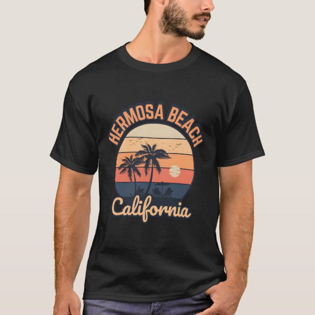 Camiseta La playa de Hermosa � Australia � la joya costera (Anverso)