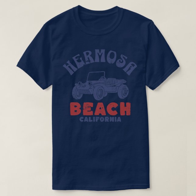 Camiseta La playa de Hermosa está angustiada (Diseño del anverso)