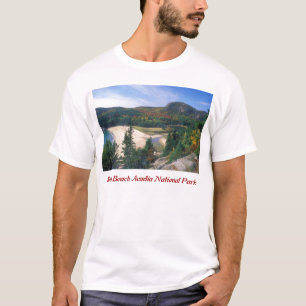 Camiseta La playa de la arena del Acadia pasa por alto