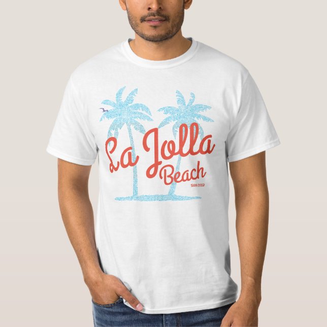 Camiseta La playa de La Jolla San Diego California (Anverso)
