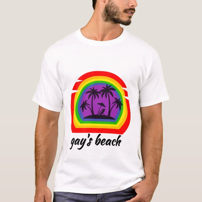 Camiseta La playa de los gays (Anverso)