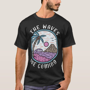 Camiseta La Playa Del Surfer Lleva Las Ondas.