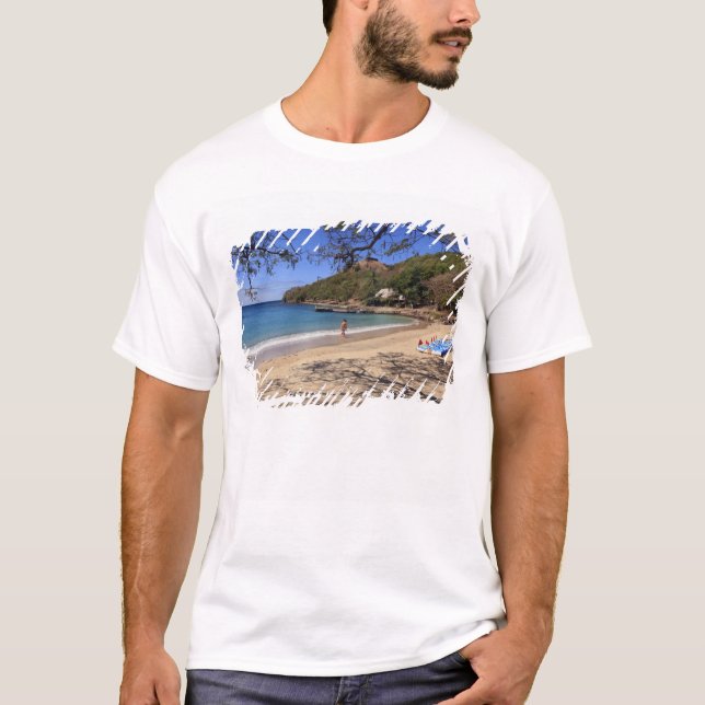 Camiseta La playa en el Parque Nacional de la Isla Pigeon (Anverso)