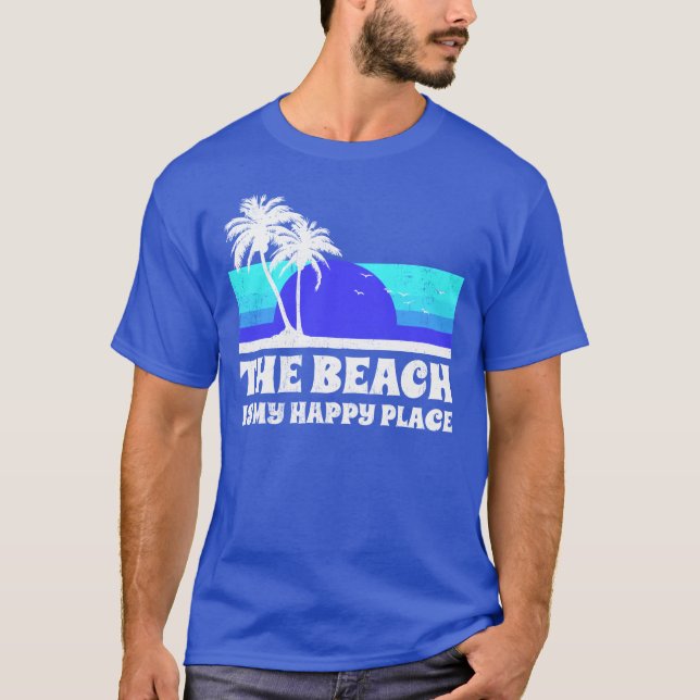 Camiseta La playa es mi lugar feliz (Anverso)
