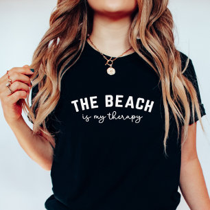 Camiseta La Playa Es Mi Terapia; Vacaciones De Verano