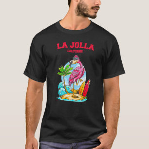Camiseta La playa Flamingo Ocean Surfboard