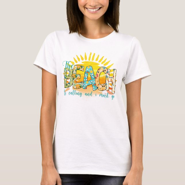 Camiseta La Playa Llama | Amanecer (Anverso)