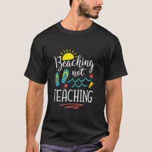 Camiseta La Playa No Enseña Vacaciones Graciosas De Verano 