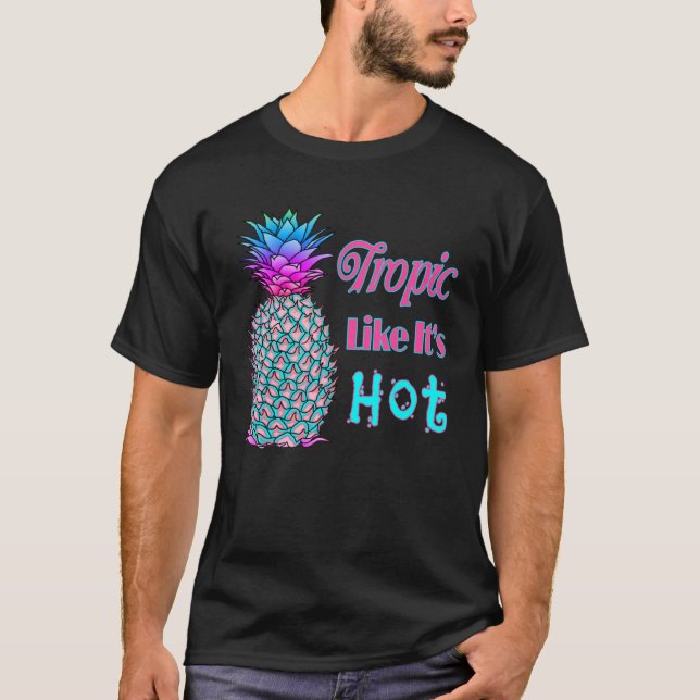 Camiseta La playa tropical como la de la playa tropical de  (Anverso)