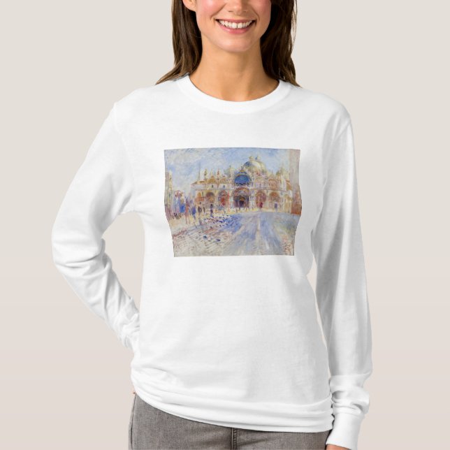 Camiseta La plaza San Marco, Venecia, 1881 (aceite en lona) (Anverso)