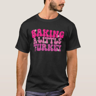 Camiseta La poca Turquía que rompe la Invitación de embaraz