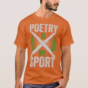 Camiseta La poesía es mi regalo de poeta deportivo