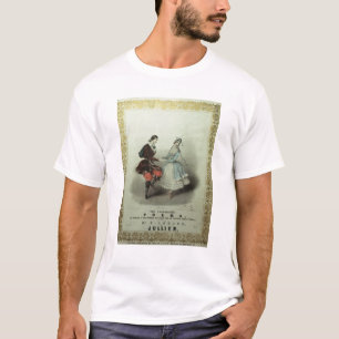 Camiseta La polca celebrada, hoja de la canción, 1840