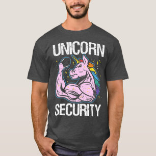Camiseta La policía de unicornio disfraz de seguridad disfr