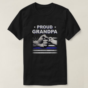Camiseta La policía del abuelo está muy orgullosa, los padr
