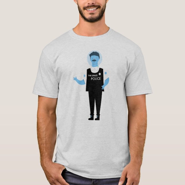 Camiseta La Policía Espacial (Anverso)