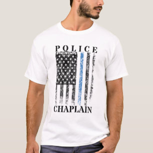Camiseta La policía grita bandera de Estados Unidos