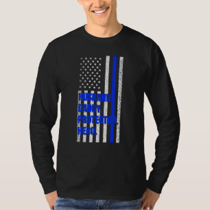 Camiseta La policía papá marido papá Protector Hero Padres 