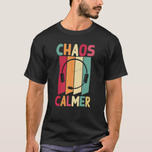 Camiseta La policía retro delgada línea amarilla dorada vin