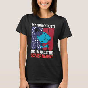 Camiseta La política me duele la momia y estoy triste con e