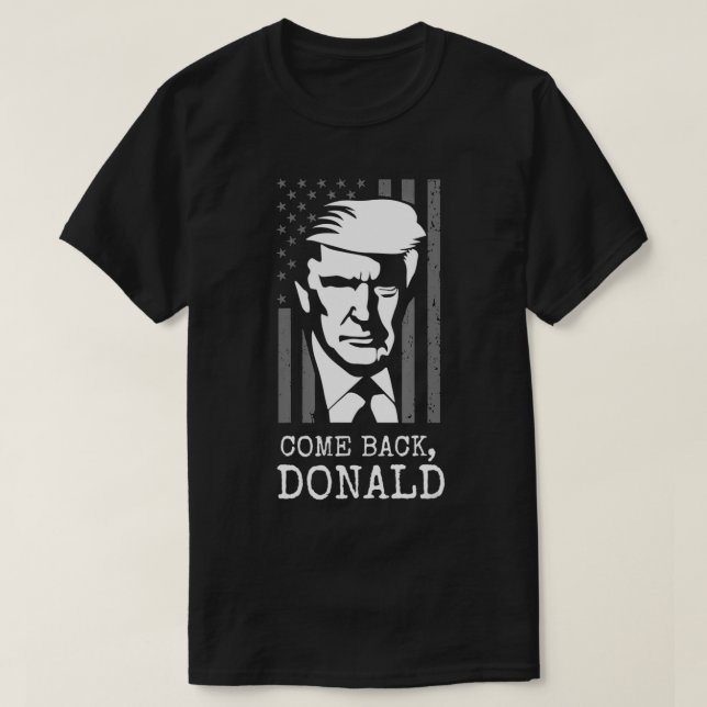 Camiseta La política se retracta de Donald 45, presidente (Diseño del anverso)