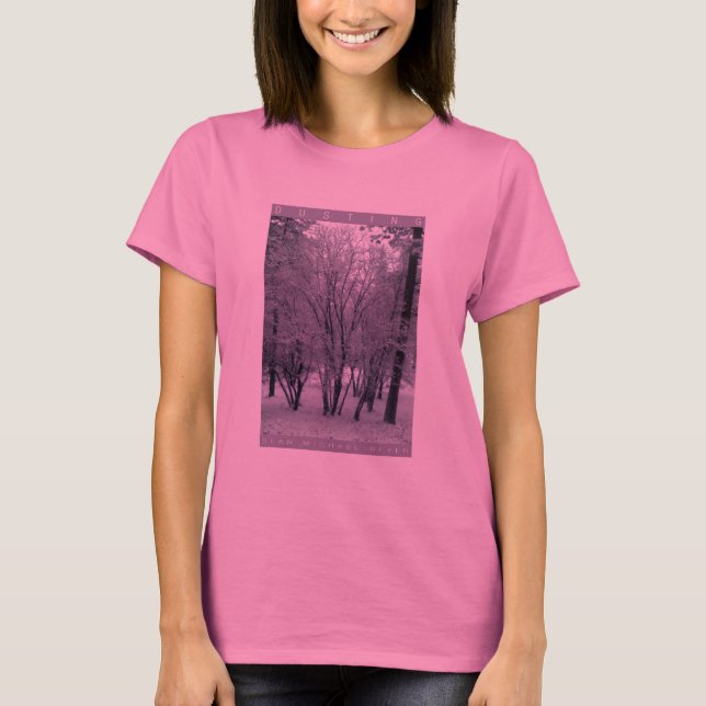 Camiseta La polvoreda de Ladie de la nieve (Anverso)