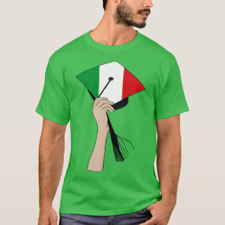 Camiseta La portada de la gorra académica cuadrada Italia