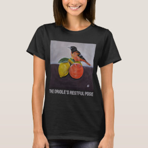 Camiseta La postura tranquila del oropéndola Pintura de Alf