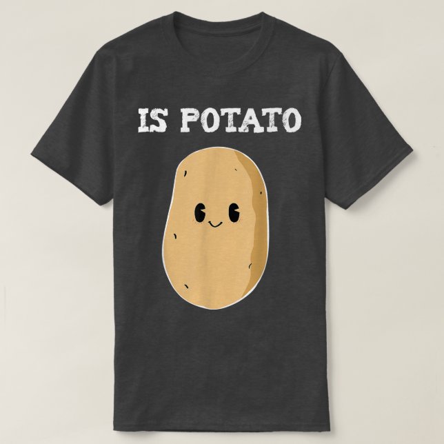Camiseta ¿La Potato Cute Potato Es Divertida Televisión Tar (Diseño del anverso)