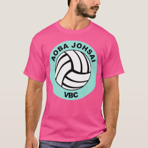 Camiseta La práctica de voleibol Aoba Johsai Anime Manga Co