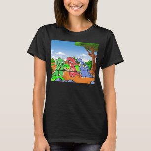 Camiseta La Práctica Del Timbre De Los Huesos De Dinosaurio
