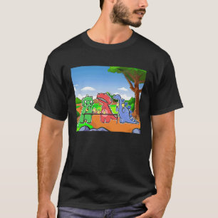 Camiseta La Práctica Del Timbre De Los Huesos De Dinosaurio